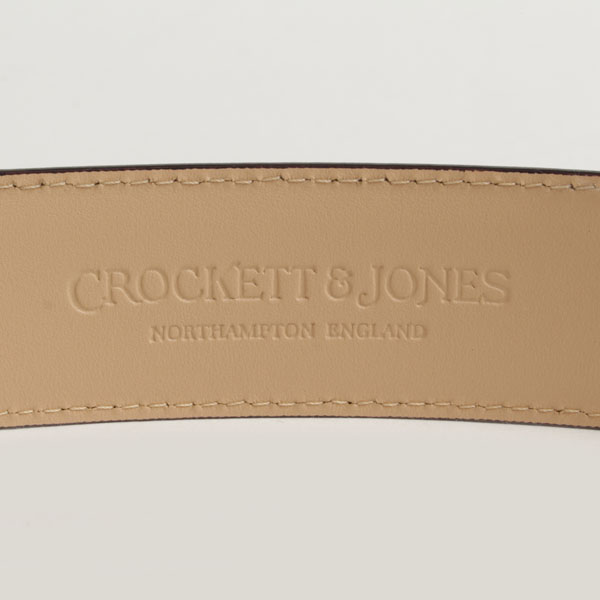 CROCKETT&JONES クロケット&ジョーンズ カーフ レザーベルト 8500